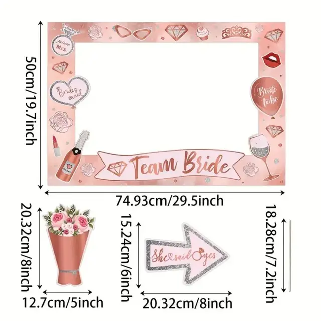 Hochzeit Photo Booth Requisiten 30 Stück - Lustige Selfie-Props Für Brautpartys