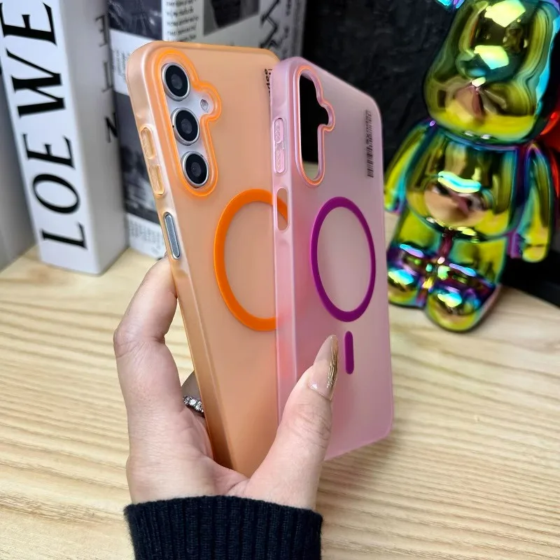 Matte Slim Magnetic Clear Hard Case