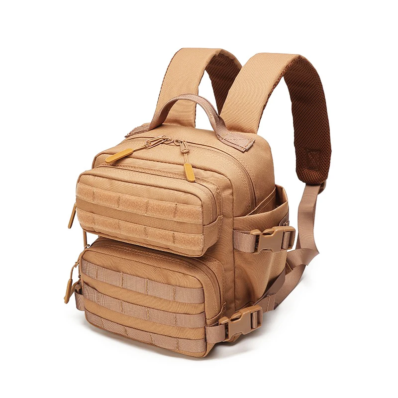 MVAQKLM 9L Mini Military Tactical Backpack For Men And Women Waterproof Mini Molle Bag Shoulder Backpacks For For Gym Hiking Travel Sports Running