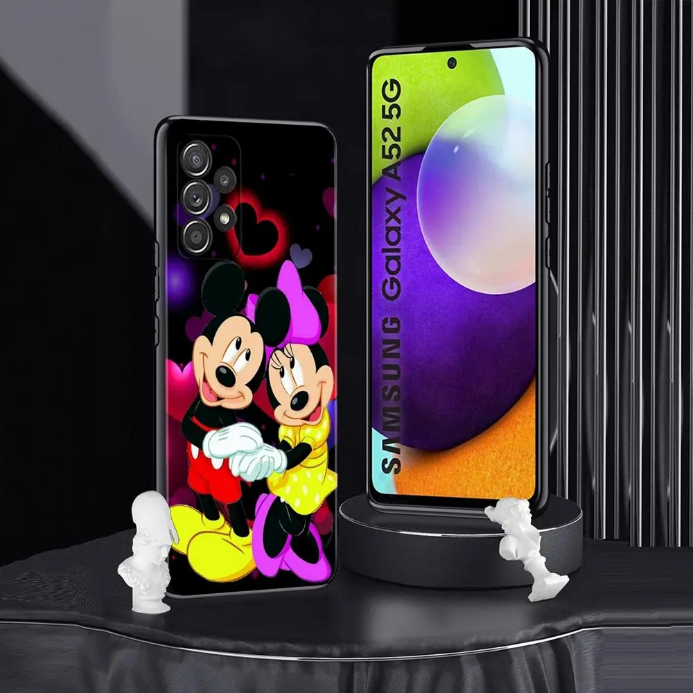 Phone Case For Samsung Galaxy A51 A12 A71 A41 A31 A21s A13 A03 A02s A02 A22 A32 4G/5G A52 A52s A72 Coque Cartoon Minnie Mouse