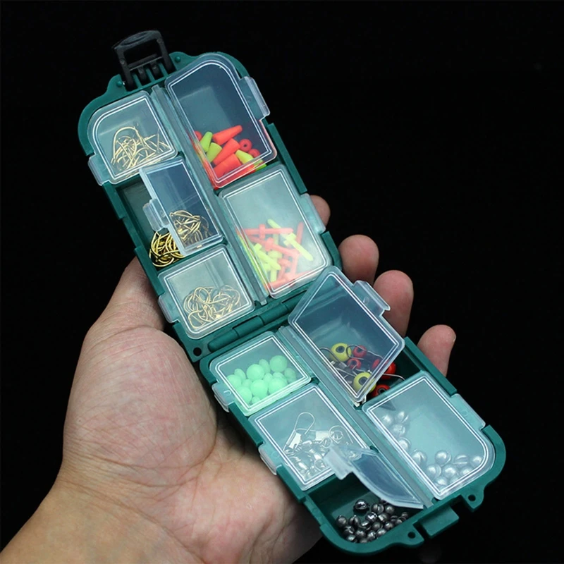 Fishing Tackle Box Bait Lure Organizer Toolbox Fishing Tool Box for