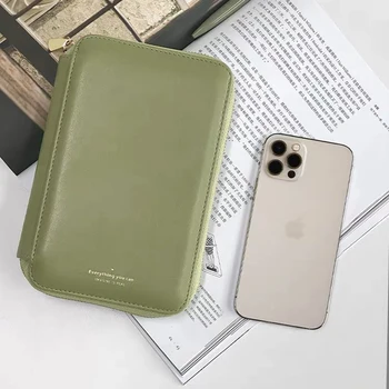 Quaderno raccoglitore in pelle A6 Pu Risparmia denaro Borsa portaoggetti Diario Diario Planner Agenda a fogli mobili per ufficio aziendale Blocco note Cancelleria