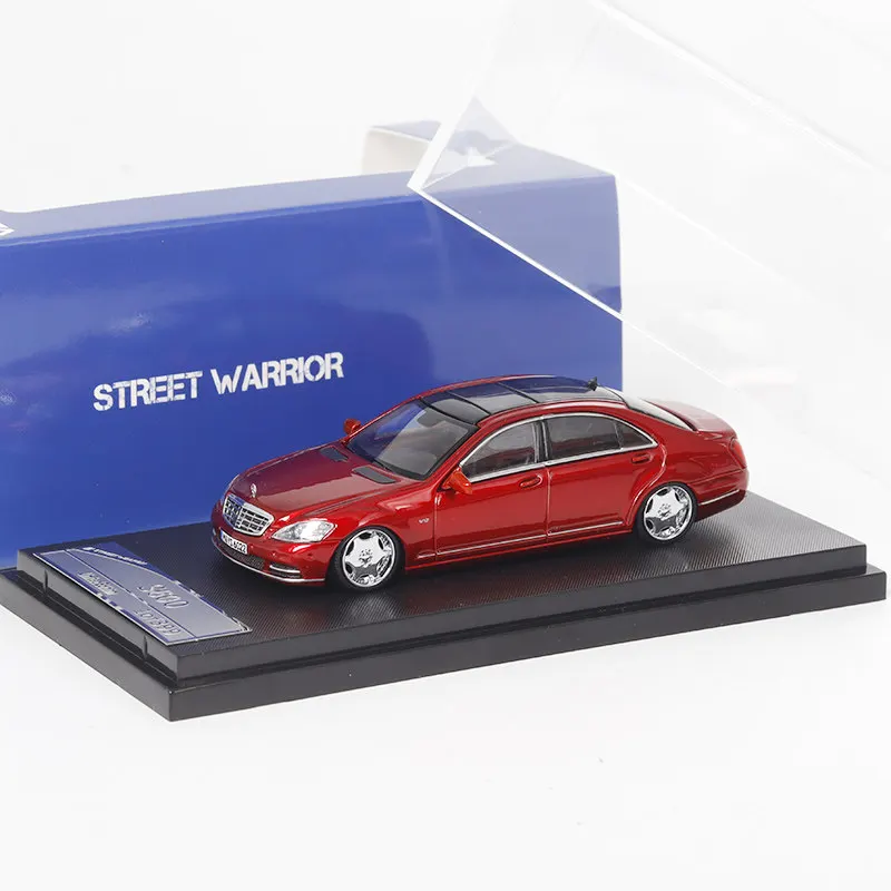 SW 1/64 S클래스 S600 W221 합금 레이싱카 다이캐스트 & 장난감 자동차 모형 미니어처 스케일 모델 자동차 어린이용