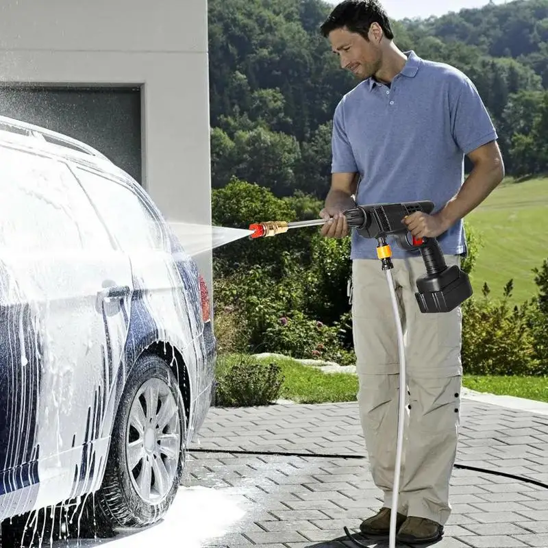Electric Pressure Washer Small Pressure Washer Car Wash Machine Power Wash Sprayer Compact Pressure Washer Portable Car Wash For 4