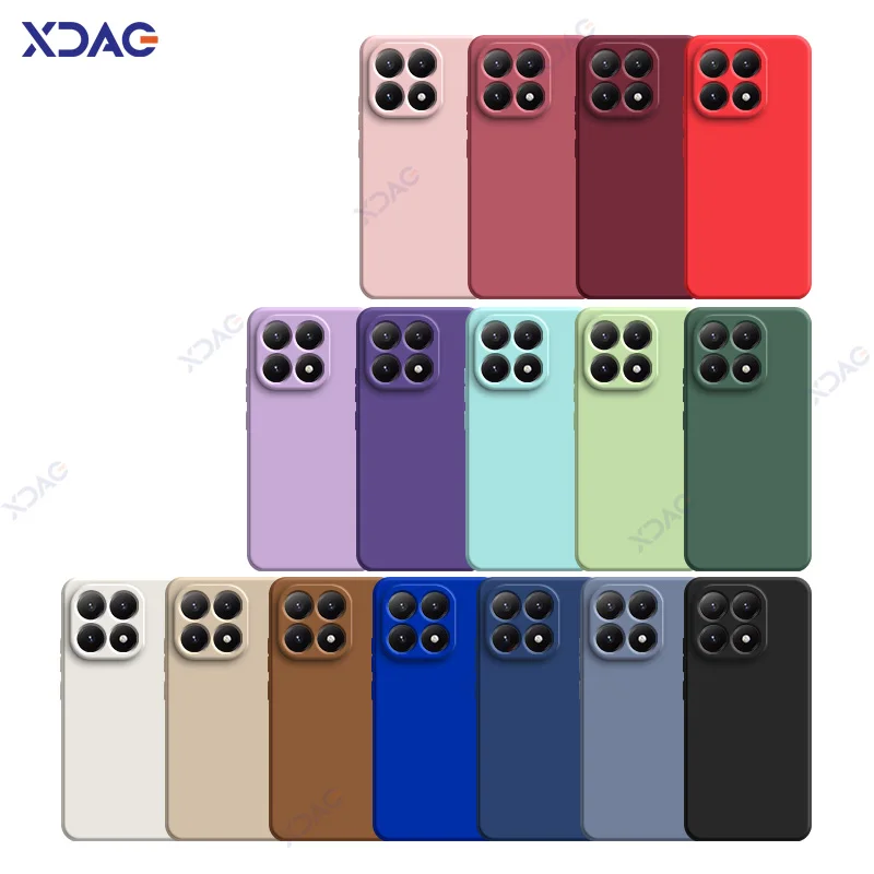 Luxury Waterproof Silicone Back Cover for Mobile Phones - Soft 360° Protection