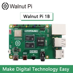 Walnut Pi 1B 1/2/4GB Allwinner H618 H616WiFi Bluetooth Mini PC Development Board SBC Single Board Computer WalnutPi RaspberryPi