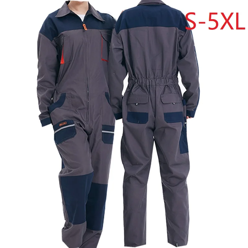 Work Overalls Uniform Unisex Working Coveralls Welding Suit Auto Car