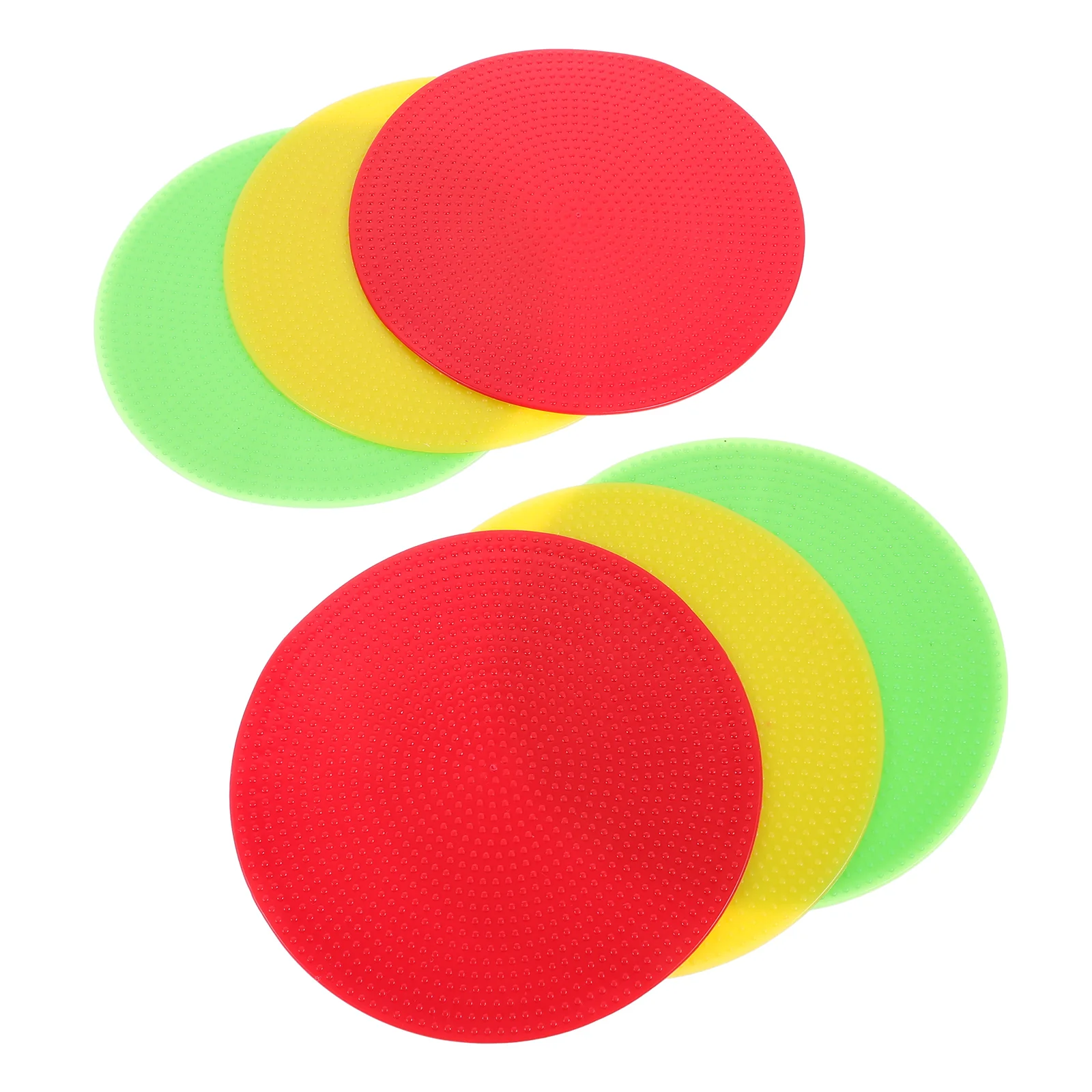 

6Pcs Soccer Markers Colored Training Sign Discs Soccer Marking Round Signs Football Training Signs