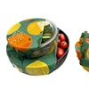 3PC/SET Environmental Organic Cotton Wax Cloth Replace Household Plastic Wrap Reusable and Washable Orange Pattern 2