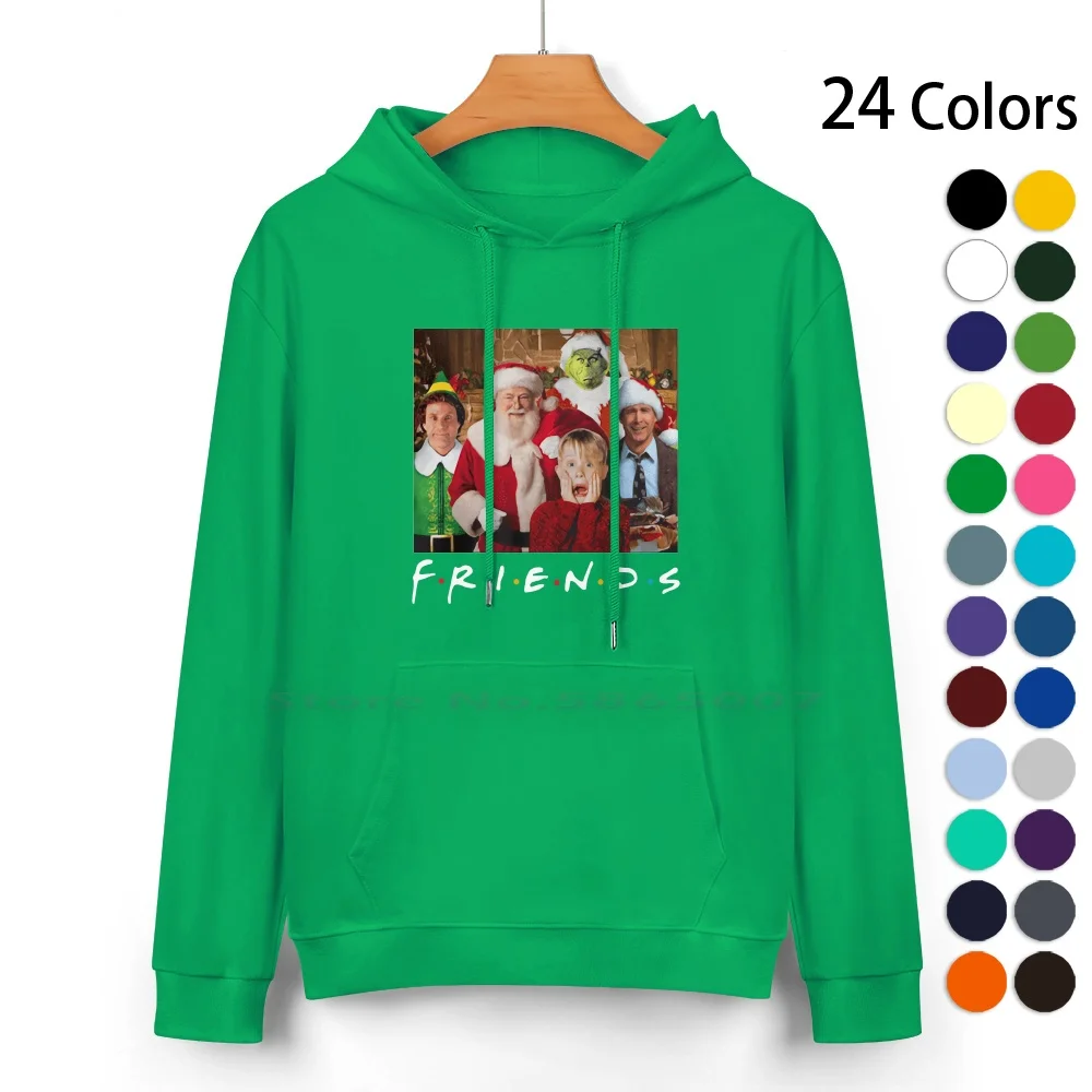 

Elf Santa Clark Griswold Kevin Characters Christmas Pure Cotton Hoodie Sweater 24 Colors Funny Holiday Xmas Clark Griswold