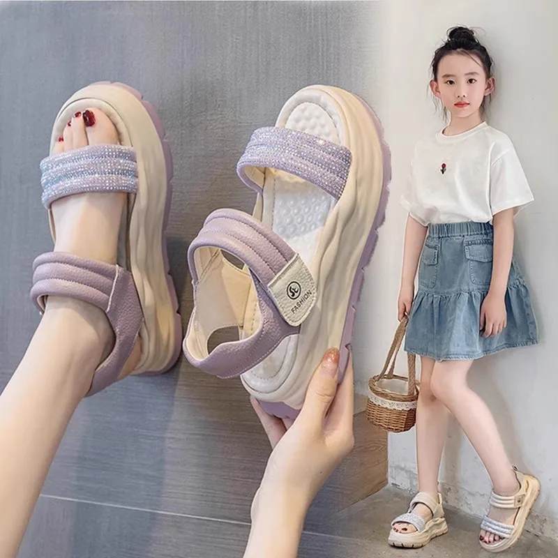 Girls Soft Bottom Anti Slip Summer Sandals