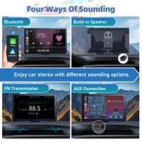 9 inch Wireless CarPlay Screen for Car Compatible with CarPlay& Android Auto, Portable Car Stereo with GPS Navigation Plug&Play - Image 3