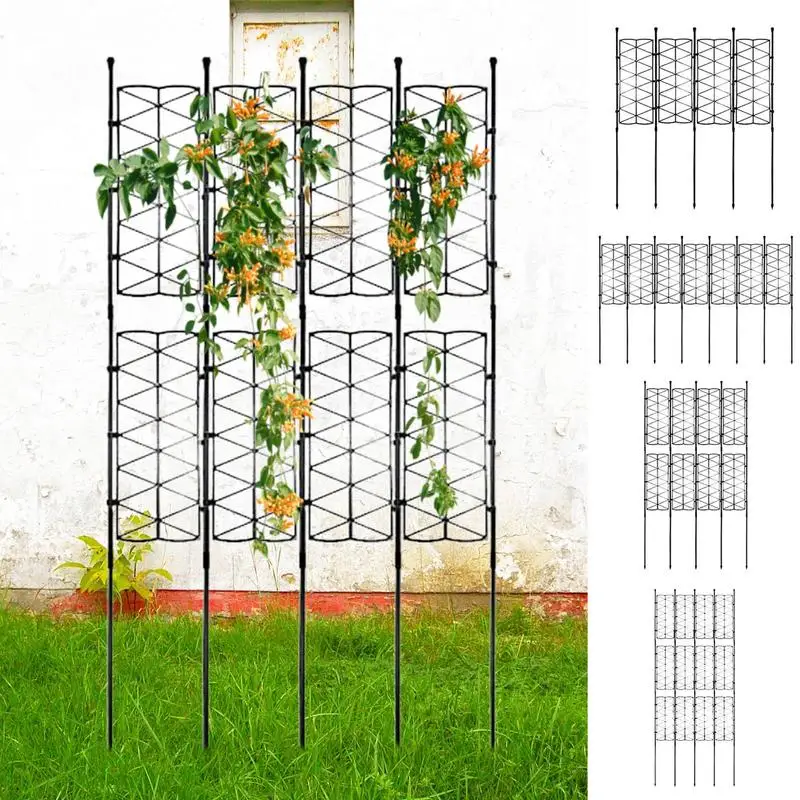

Trellis For Climbing Plants Plant Support Trellis Cucumbers vines Frame Supporting Cages Garden Plant Frame Lattice Stake