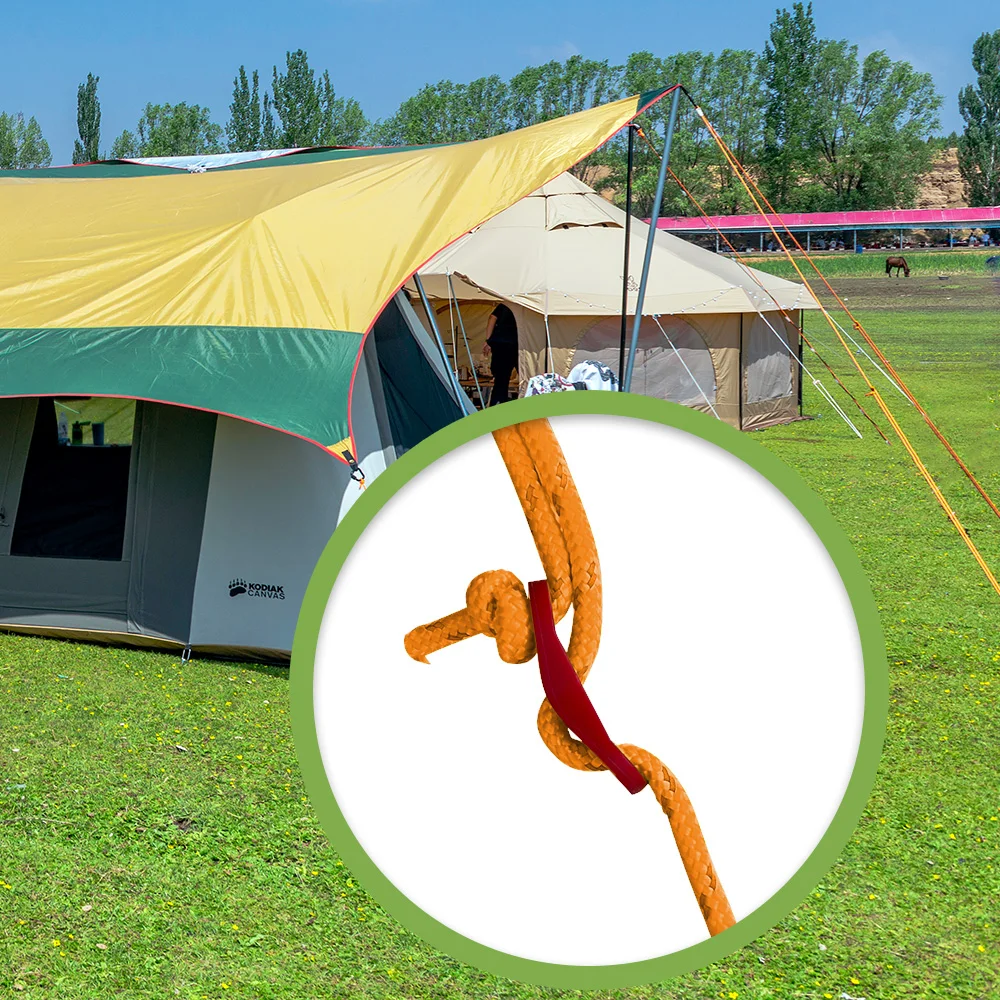 Adjustable Camping Tent Rope Buckle S Type Tensioners Fastener Kit Outdoor Camping Tents Securing Accessories 10 Pcs