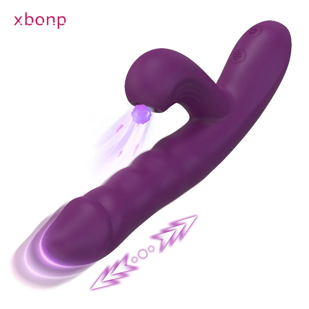 Powerful Thrusting Sucking Vibrator Female Sucker Clitoris Stimulator G Spot Dildo Massager Adult Goods Sex To_voghion.com
