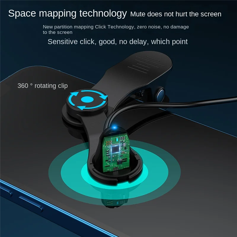 A96E-App Control Bluetooth Mobile Phone Screen Auto Clicker Simulation Finger Clicker Screen Auto Presser