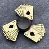 Fidget Finger Spinner Antique Brass Color Alloy Metal Hand Spinner Stress Relief Decompression Toy For Kids Adults Funny Gifts 6