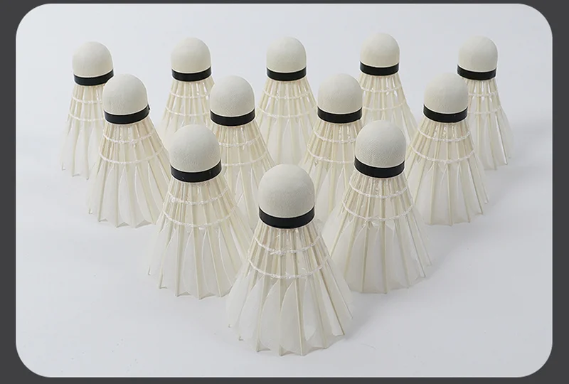 Robuste Federbälle Aus Entenfedern Für Das Badminton Training_voghion.com
