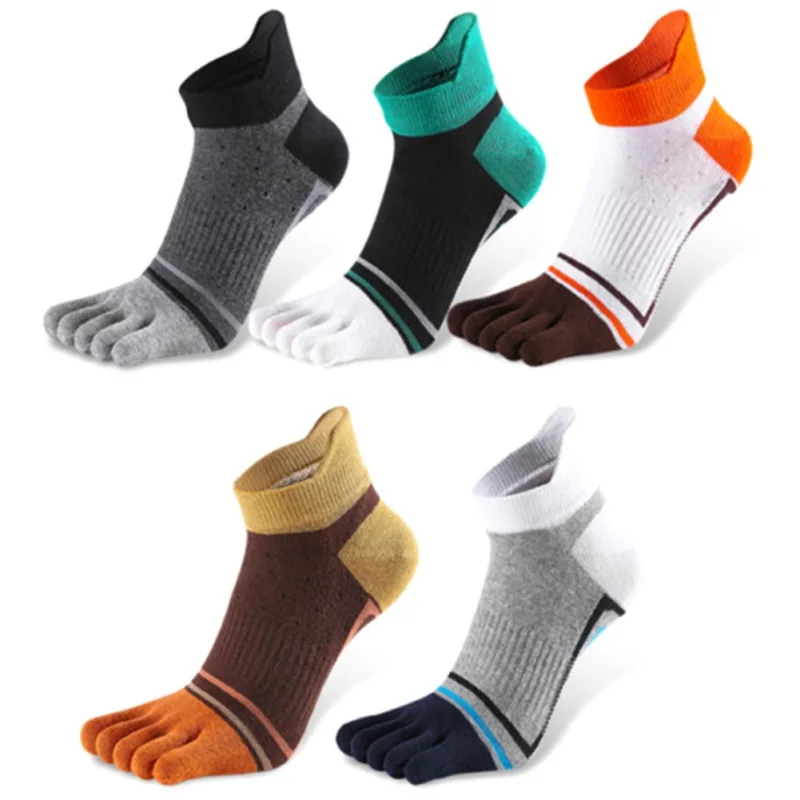 Cotton Mens Five Finger Socks Breathable Comfortable mens socks