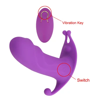 Wireless Remote Control 10 Speed Dildo Vibrator Wearable Panties Vibrator Clitoris Stimulator Sex Toys for Women 3