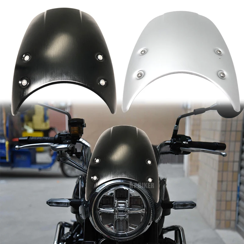 Z900RSWindshieldAluminumWindDeflectorWindscreenFairingWind