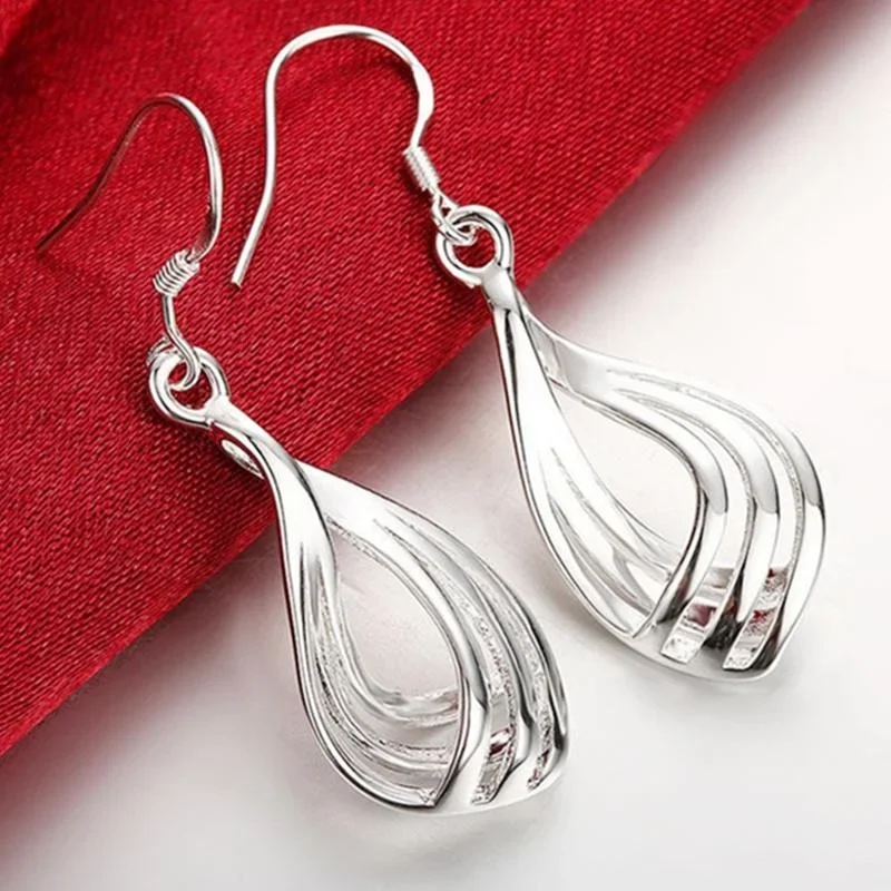 925 Sterling Silver Dangle Earrings For Women