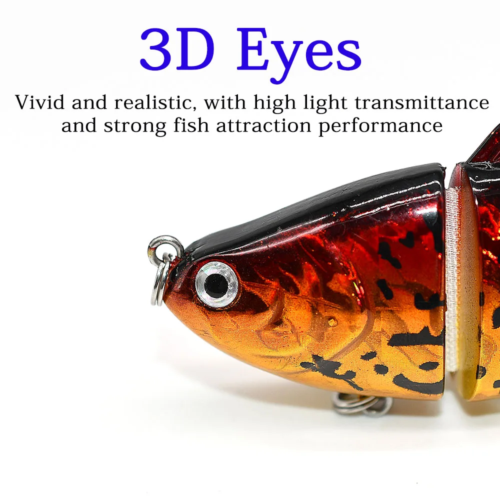 MNFT 1Pc Multi Jointed Fishing Lures Sinking Swimbait Wobblers