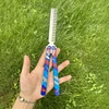 23cm Valorant Weapon Game Peripheral Go Vol 2 Melee Elegant Butterfly Comb of Yoru Metal Sword Samurai Weapon Model Gifts Toys 2