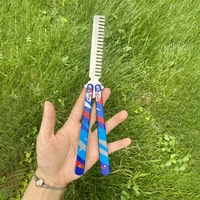 23cm Valorant Weapon Game Peripheral Go Vol 2 Melee Elegant Butterfly Comb of Yoru Metal Sword Samurai Weapon Model Gifts Toys 2