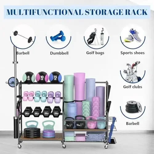 Ultimate Home Gym Storage Rack 4