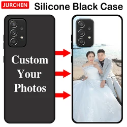 Personalized Custom Photo Cases - Versatile Silicone, Glass, Leather, and TPU Covers for Samsung S25 Edge (Silicone Black Case)