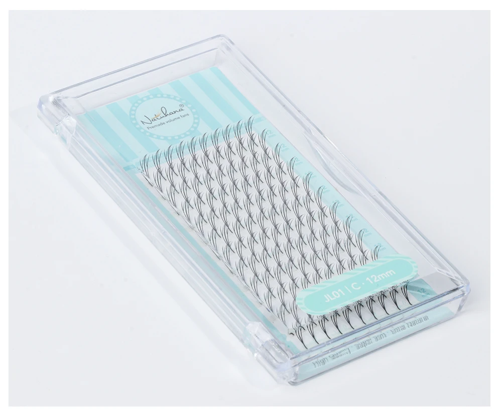 Pestañas NATUHANA Comic Spire, Curvatura C y D, Efecto Anime, Pestañas Suaves de Manga, Abanicos Preformados, Volumen Individual, Herramientas de Cosplay