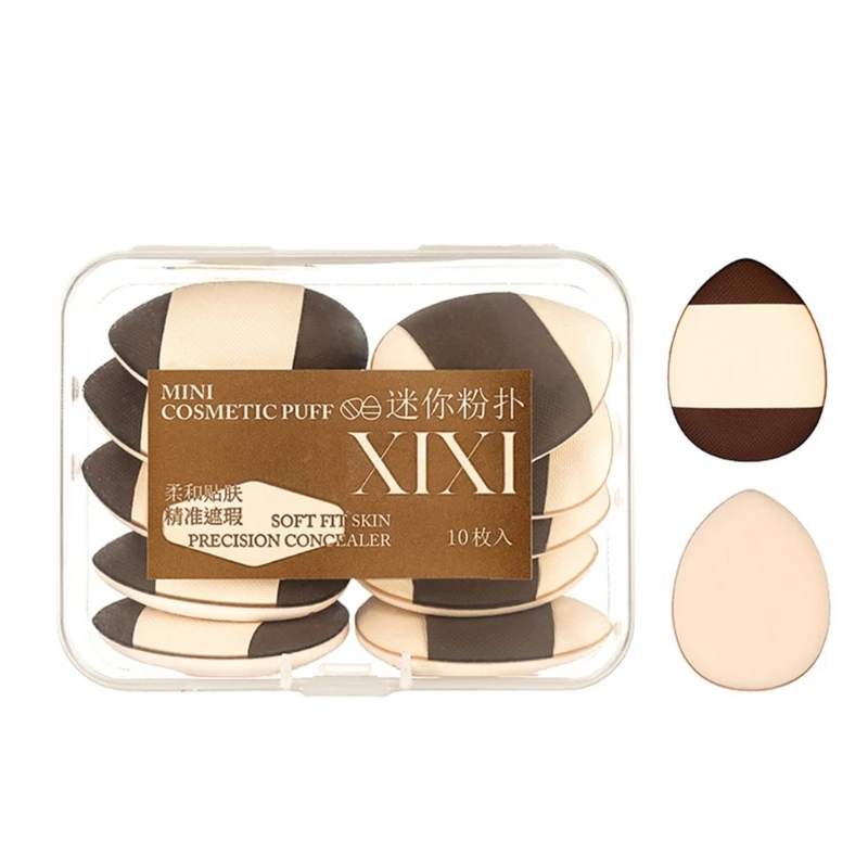 

10Pcs Mini Waterdrop Makeup Applicators Soft Beauty Tools Suitable for Women