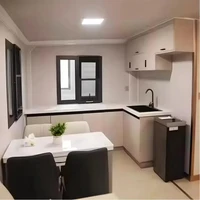 Maison conteneur extensible complète, préfabriquée, modulaire, petite maison étanche avec cuisine et salle de bain, prête à vivre, villa portable 3