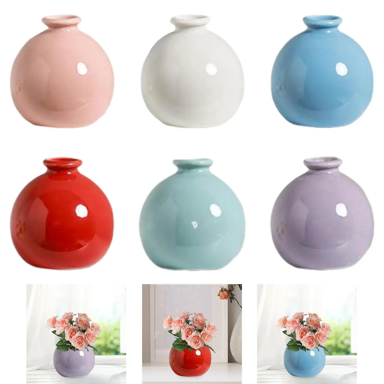 Plant Pot Flower Arrangement Table Centerpiece Home Small Desktop Office Minimalist Kitchen Shelf Ceramic Flower Vase Decoration Plant Pot Flower Arrangement Table Centerpiece Home Small Desktop Office Minimalist Kitchen Shelf Ceramic Flower Vase Decoration