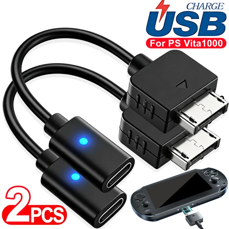 플레이스테이션 Ps Vita 1000 게임 콘솔 충전기 어댑터용 Type-C 충전..