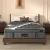 King Mattress 14Inch Soft Memory Foam Hybrid Mattress in Box Plush Feel King Size Mattress with Supportive Pocket Coil 1