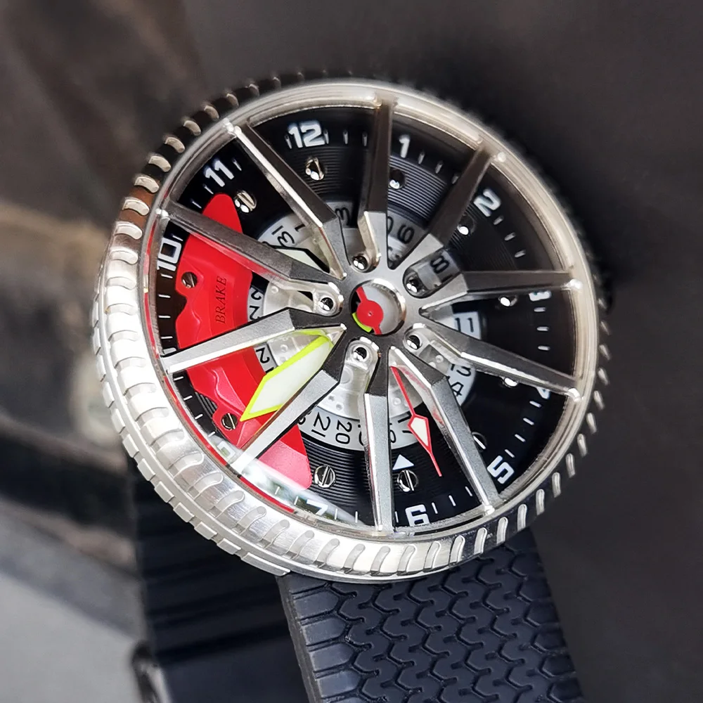 Top Luxury Men Sports Watches Unique Casual Fashion Passion Car Racing Driver Geek Creative Gift Man Automatic Mechanical Watch 4