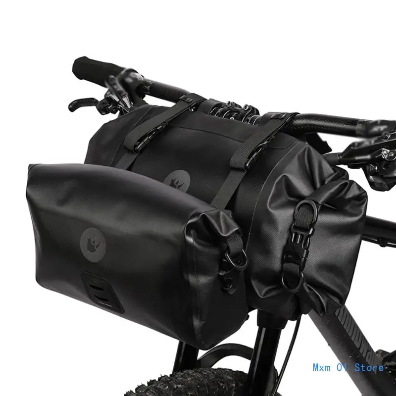 

2-piece Waterproof Handlebar Bag Bike Bag,MTBTrunk Frame Accessories Drop shipping