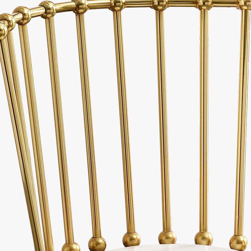 Garden Wedding Metal Chairs Design Kitchen Balcony Hotel Restaurant Dining Chair Cosmetic Backrest Chaise Outdoor