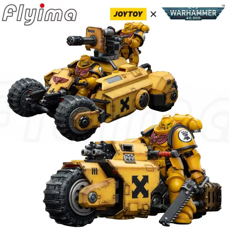 

[INSTOCK] JOYTOY 1/18 Action Figures Empire Fist Marauder Type Combat Motorcycle/Invader ATV Model Toy Gift Free Shipping
