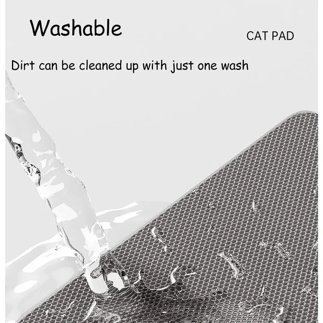 60CMX90CM Cat Litter Mat Waterproof Double Layer Pet Litter Box Mat Pet Toilet Cat Mat Nonslip Sand Cat Washable Pet Clean 6