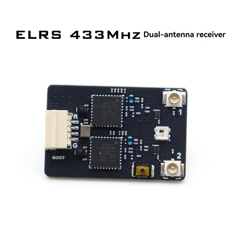 FEDI-ELRS 433Mhz 제미니 다이버시티 수신기 RC 비행기 드론 DIY 부품용