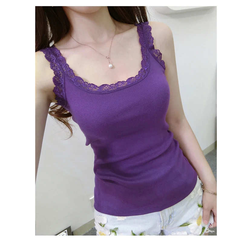 ตัวเลือกสินค้า เสื้อแขนกุดสีดำ ชุดชั้นในลูกไม้ แฟชั่นฤดูร้อน