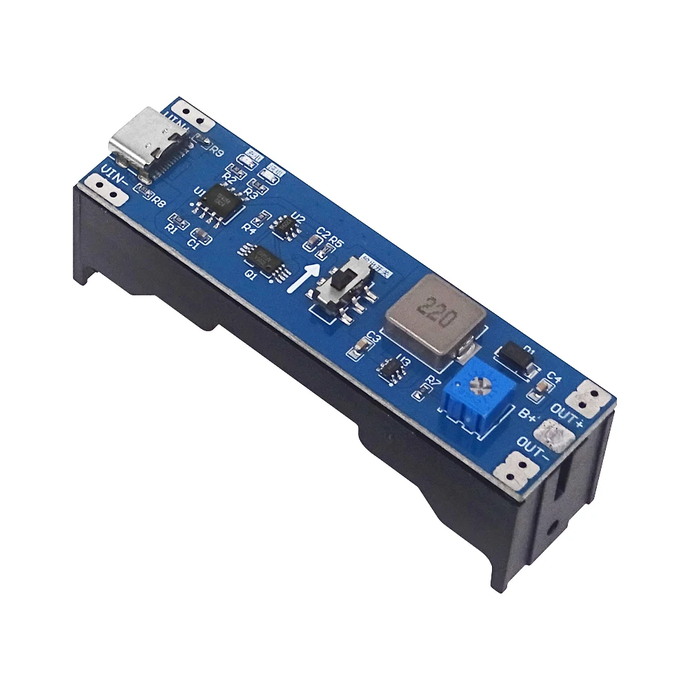 Batteria al litio singola da 3,7 V a 12 V. Modulo integrato di potenziamento e scarica di carica - Image 2