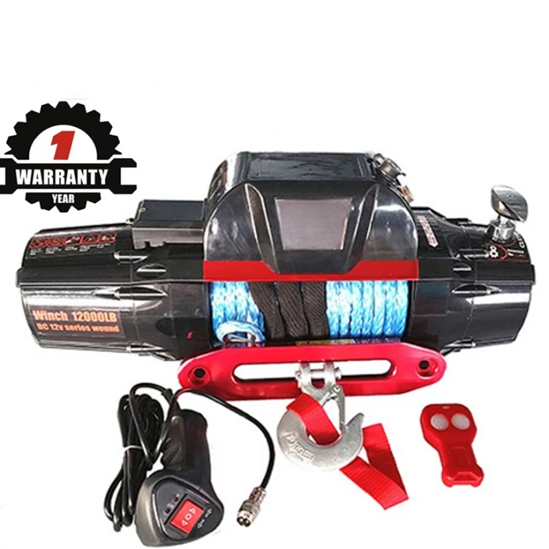 

mini 12v electric winch 4x4 off road winch 2000lb 6000lb 8000lb 12000lb electric winch hoist DC motor use fro car