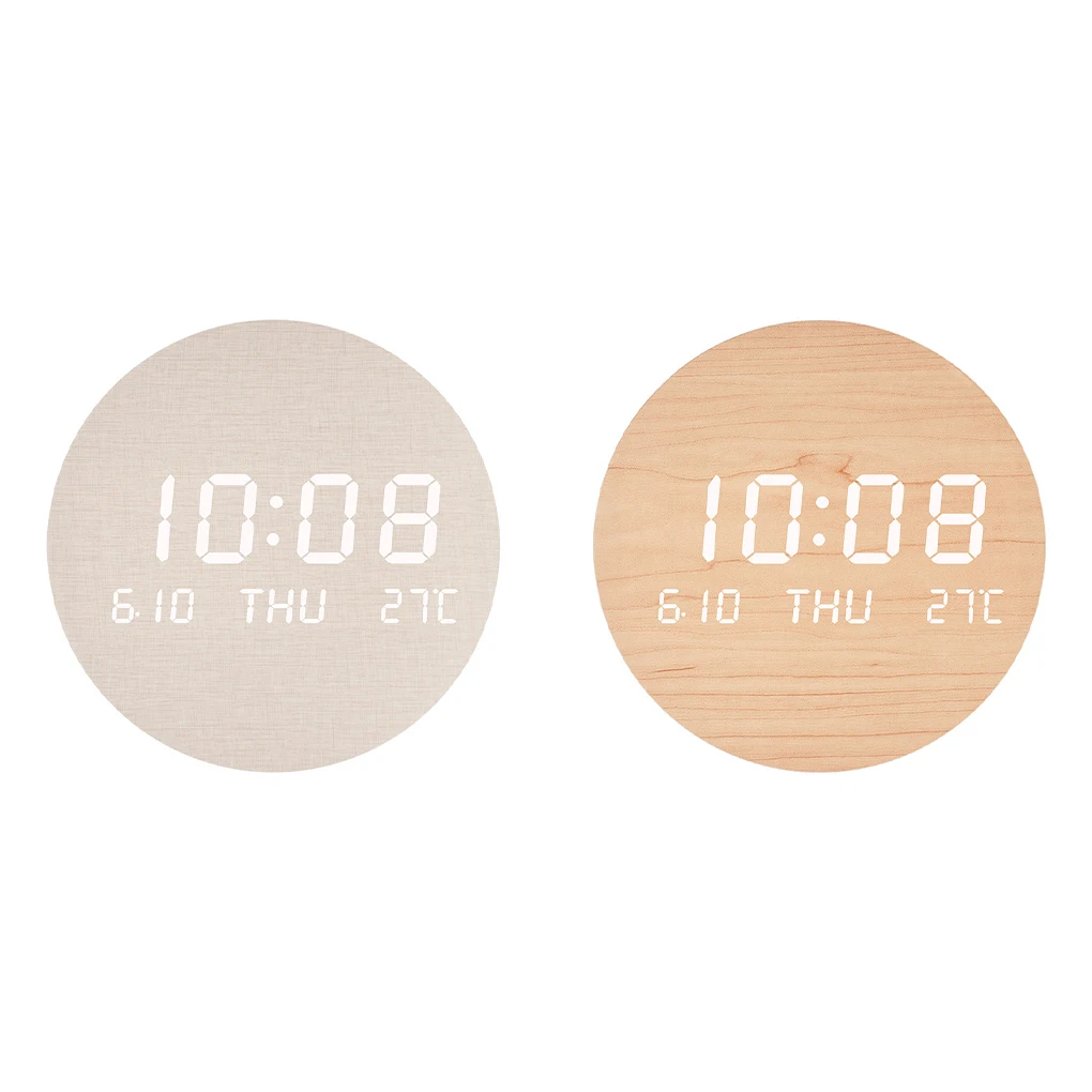 

Accurate Timekeeping Wall Clock - For Any Wall Decor Durable Construction Digital Wall Clock Alarm Clock Room