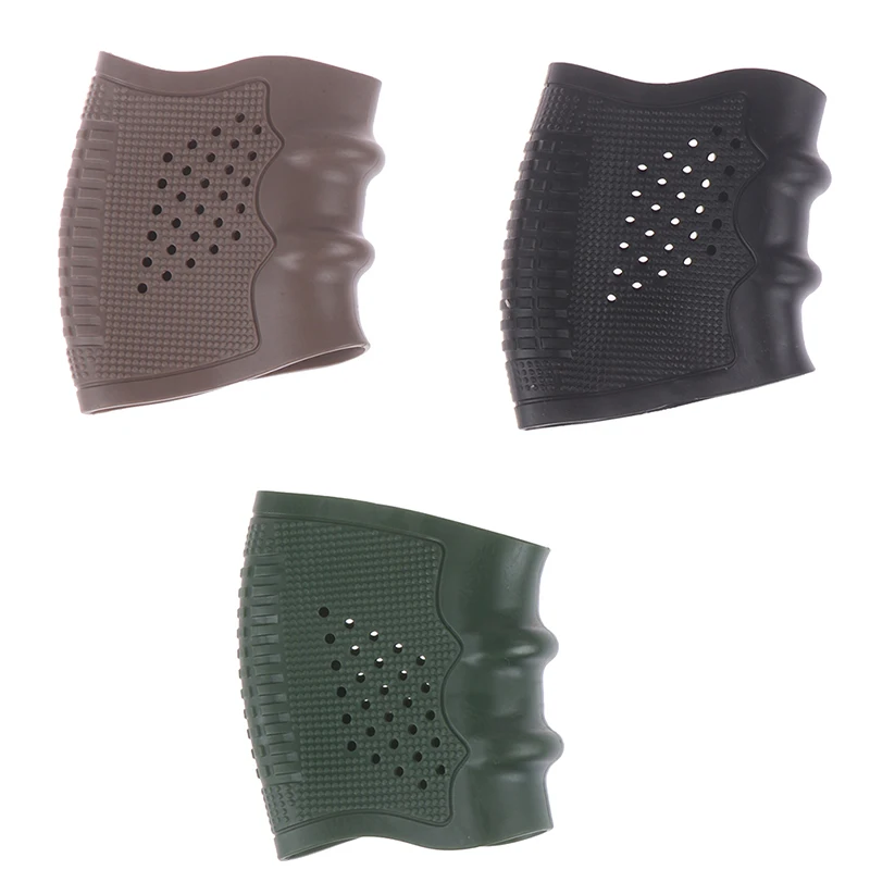 

Tactical Airsoft Pistol Rubber Grip Glove Cover Anti Slip Handgun Sleeve Glock Holster Handle Hunting Accessories