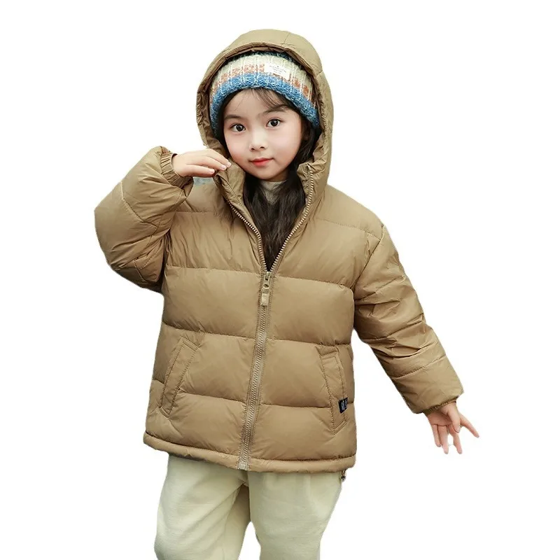 Kids Down Coat 2024 New Autumn Winter Goose Down Children Down Jacket Warm White Duck Down CoatOvercoat for Girls Boys Jacket