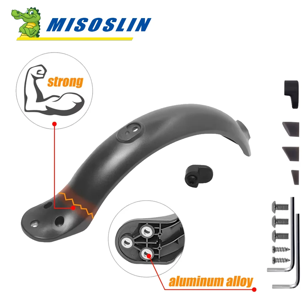 Electric Scooter Accessories Rear Fender For Xiaomi M365/Pro/Mijia Mi 1S Short Ducktail Rear Mudguard Back Wing Taillight